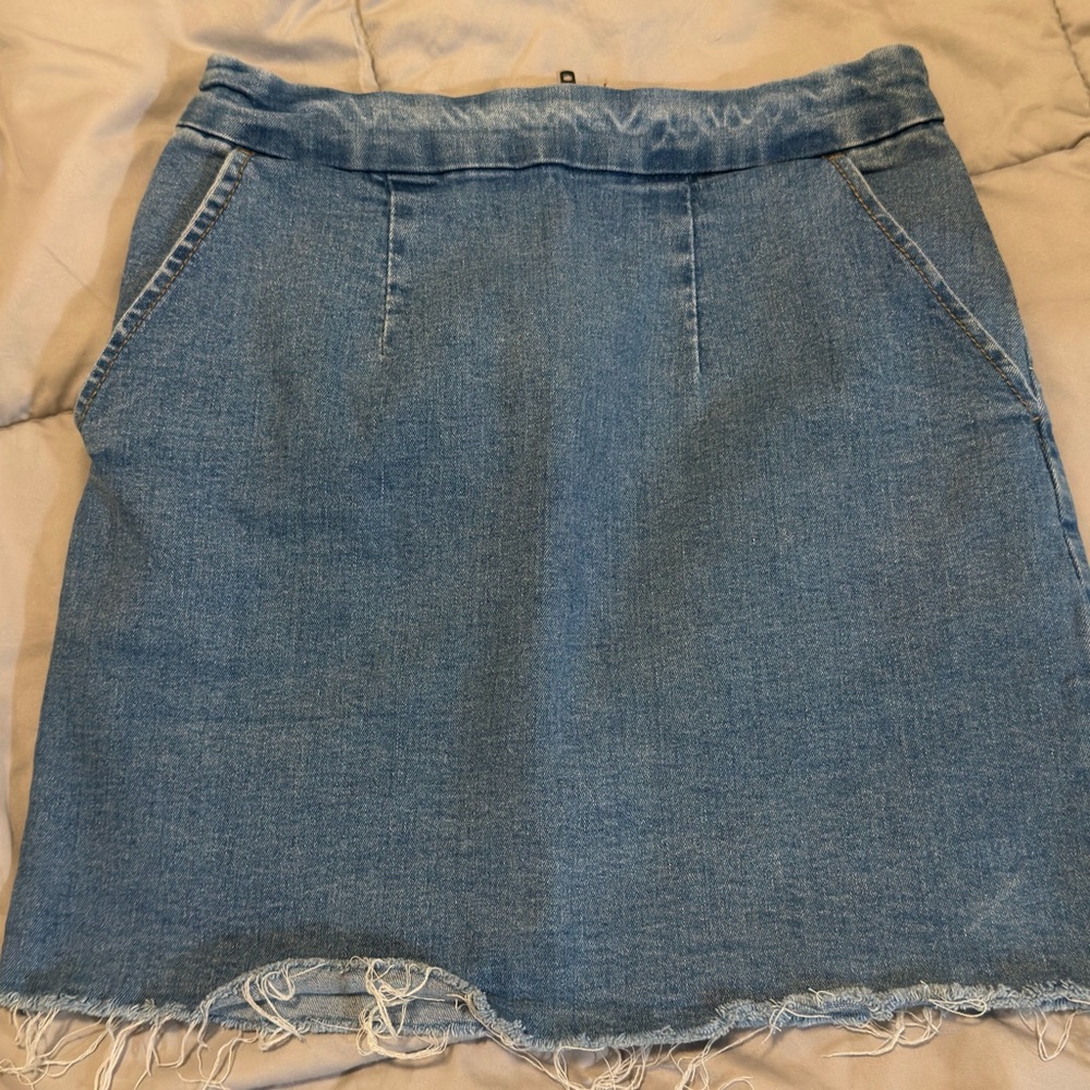Forever 21 Light Blue Denim Mini Skirt